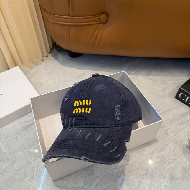 MIUMIU 26S BASEBALL CAP 342399