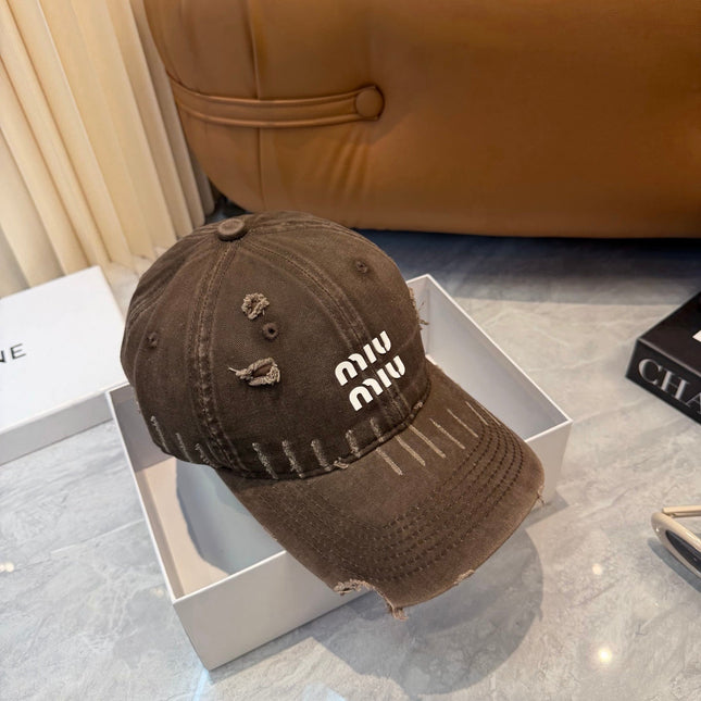 MIUMIU 26S BASEBALL CAP 342400