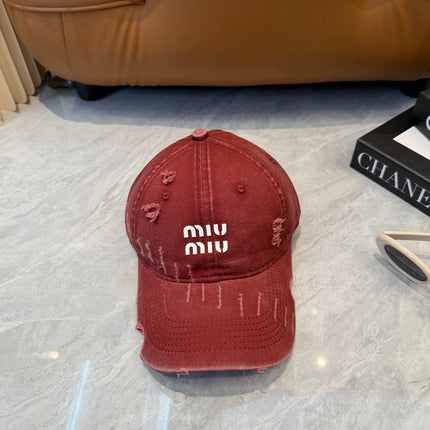 MIUMIU 26S BASEBALL CAP 342402