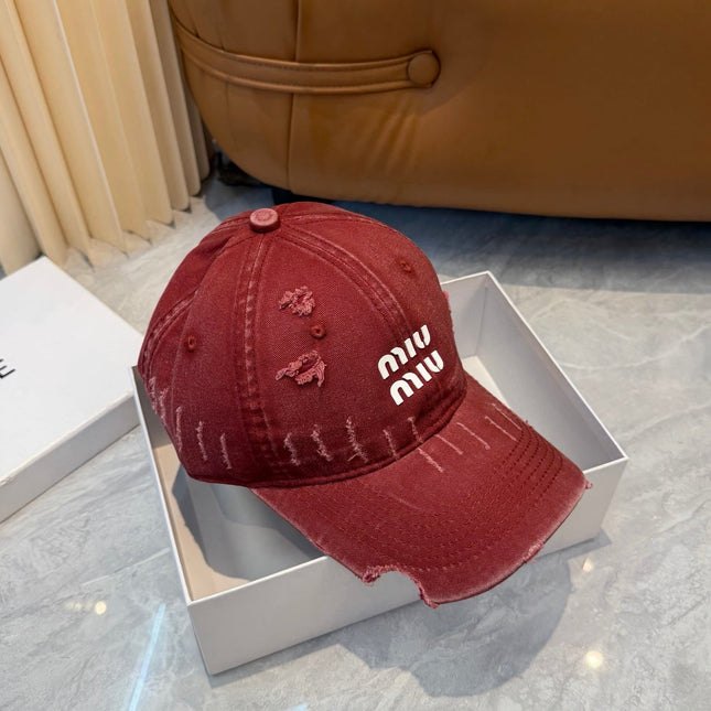 MIUMIU 26S BASEBALL CAP 342402
