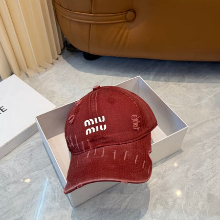 MIUMIU 26S BASEBALL CAP 342402