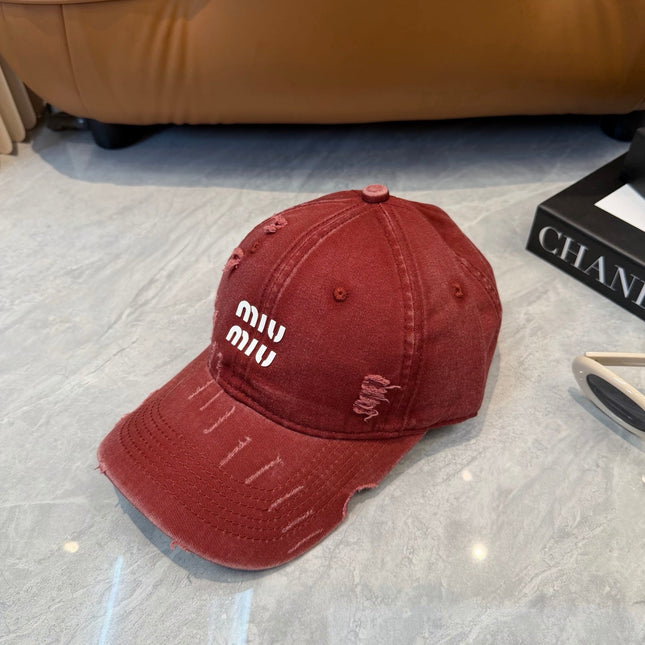 MIUMIU 26S BASEBALL CAP 342402