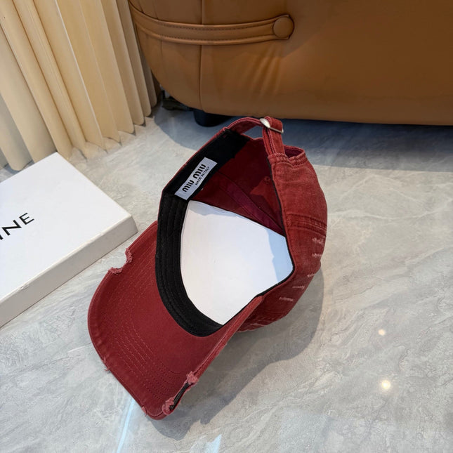 MIUMIU 26S BASEBALL CAP 342402