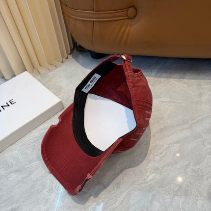 MIUMIU 26S BASEBALL CAP 342402