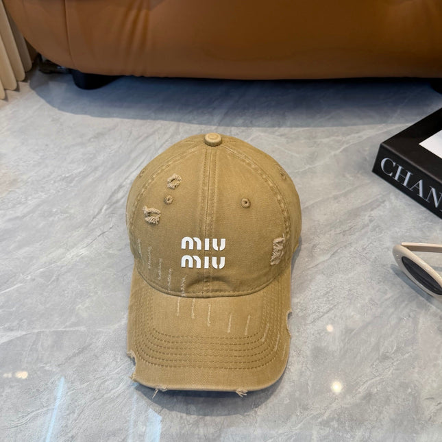 MIUMIU 26S BASEBALL CAP 342401