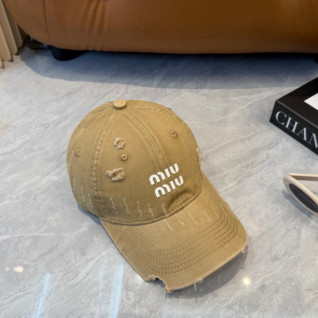 MIUMIU 26S BASEBALL CAP 342401