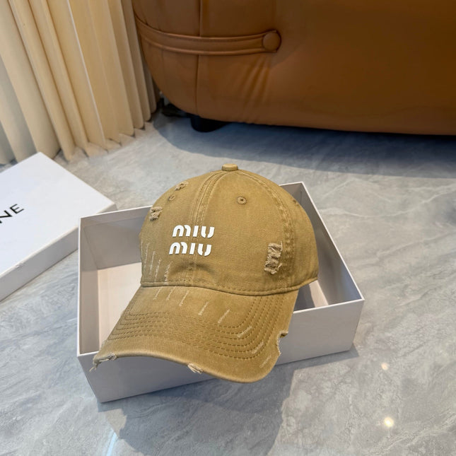 MIUMIU 26S BASEBALL CAP 342401