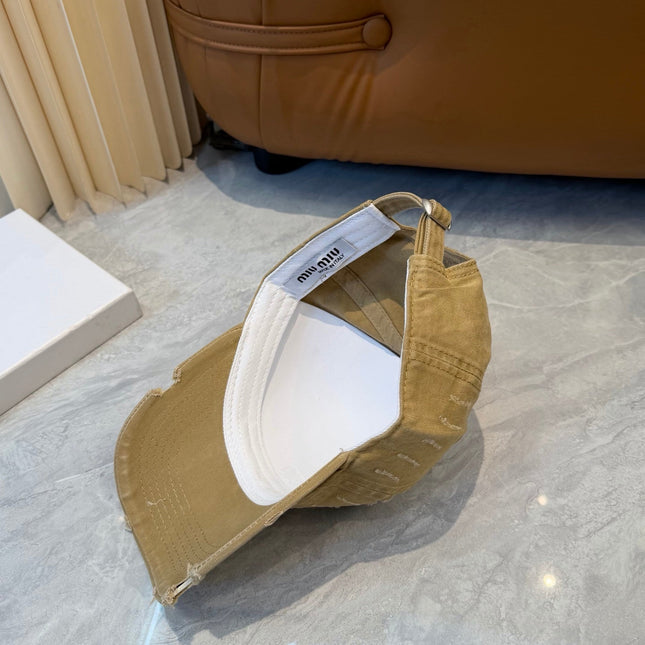 MIUMIU 26S BASEBALL CAP 342401
