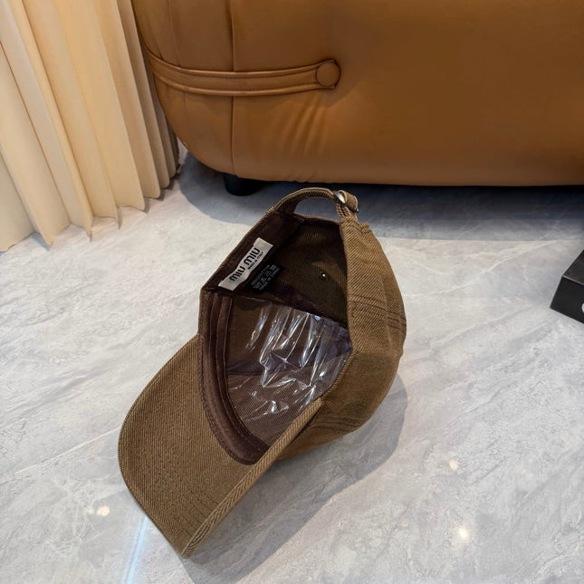 MIUMIU 26S BASEBALL CAP 340652
