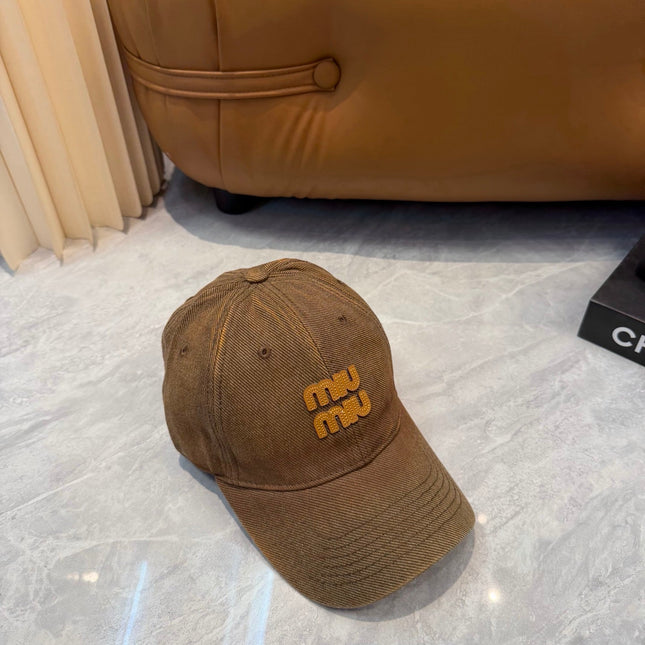 MIUMIU 26S BASEBALL CAP 340652