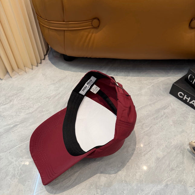 MIUMIU 26S BASEBALL CAP 342421