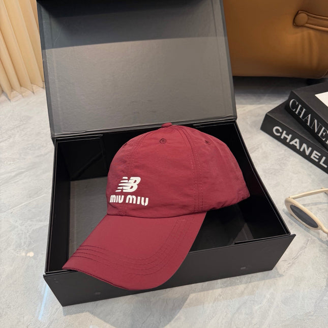 MIUMIU 26S BASEBALL CAP 342421