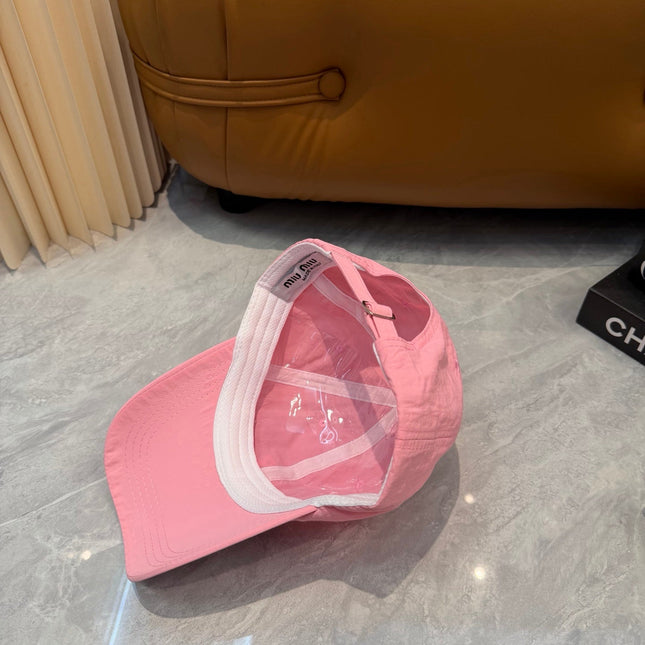 MIUMIU 26S BASEBALL CAP 342423
