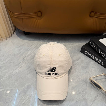 MIUMIU 26S BASEBALL CAP 342429