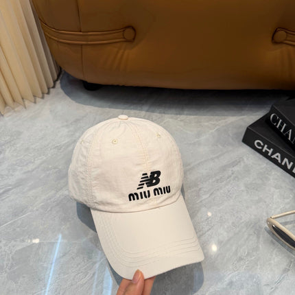 MIUMIU 26S BASEBALL CAP 342429