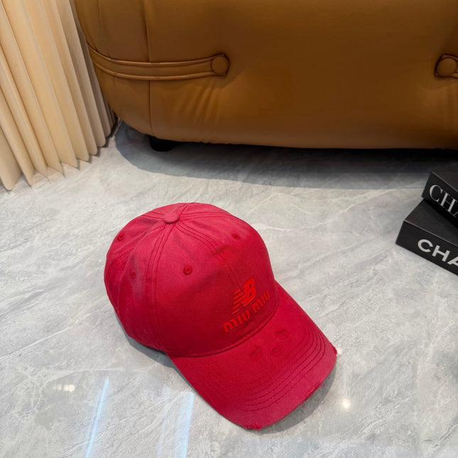 MIUMIU 26S BASEBALL CAP 342433