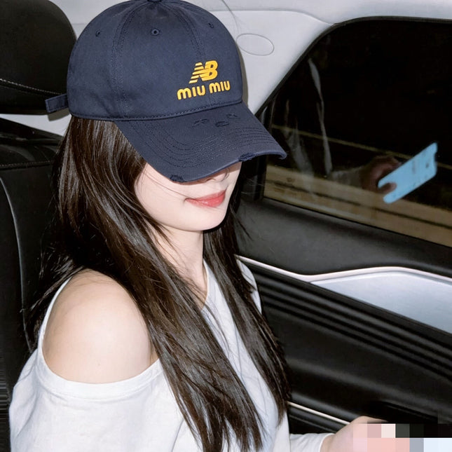 MIUMIU 26S BASEBALL CAP 342434