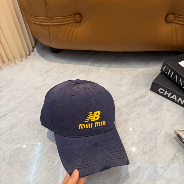 MIUMIU 26S BASEBALL CAP 342434