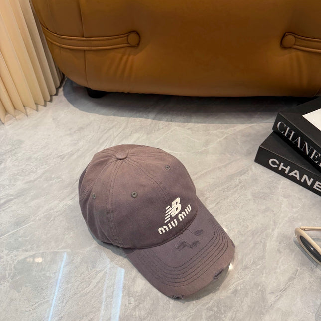 MIUMIU 26S BASEBALL CAP 342435