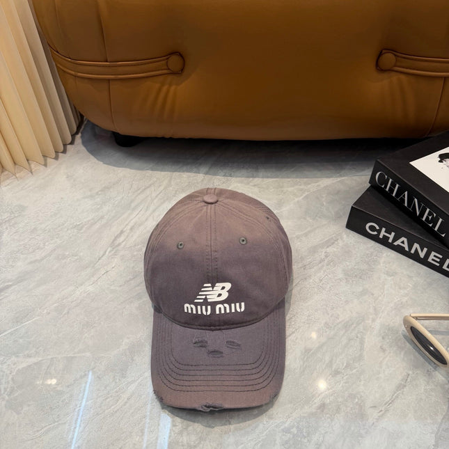 MIUMIU 26S BASEBALL CAP 342435