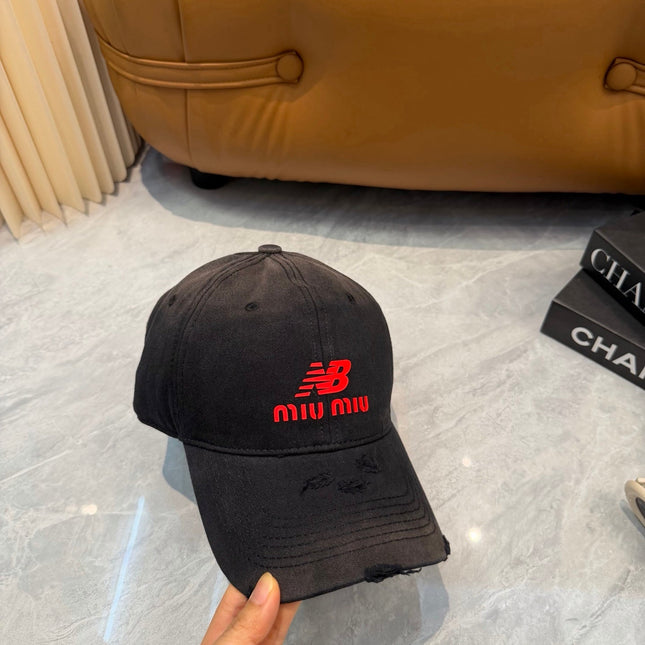MIUMIU 26S BASEBALL CAP 342436