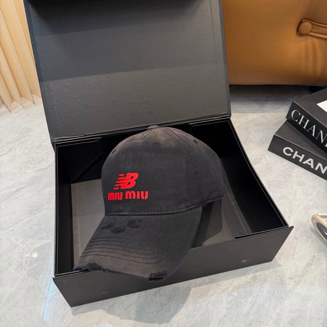 MIUMIU 26S BASEBALL CAP 342436