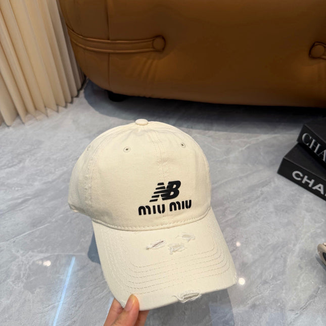 MIUMIU 26S BASEBALL CAP 342437