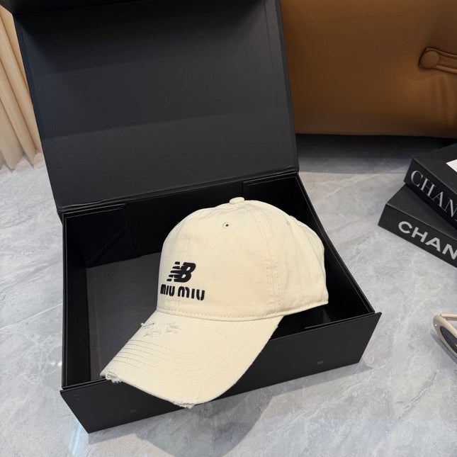 MIUMIU 26S BASEBALL CAP 342437