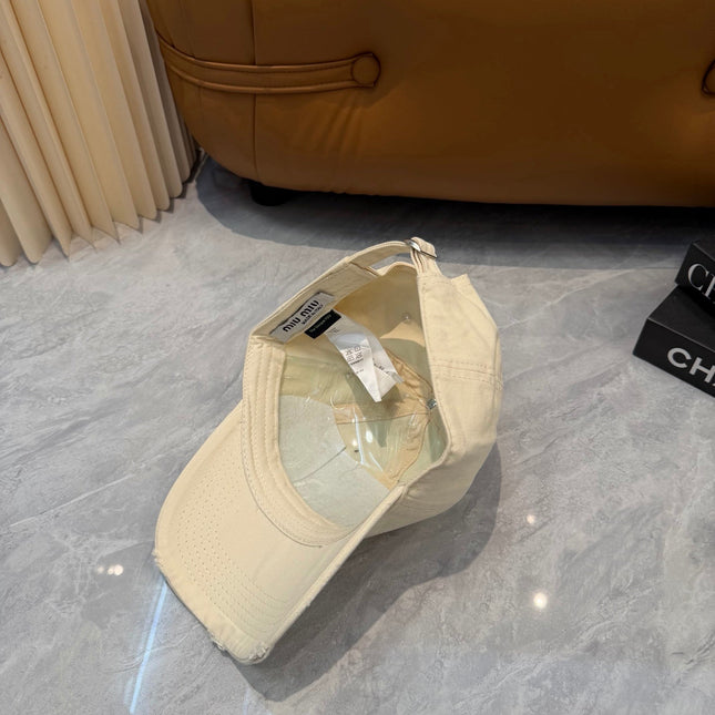 MIUMIU 26S BASEBALL CAP 342437