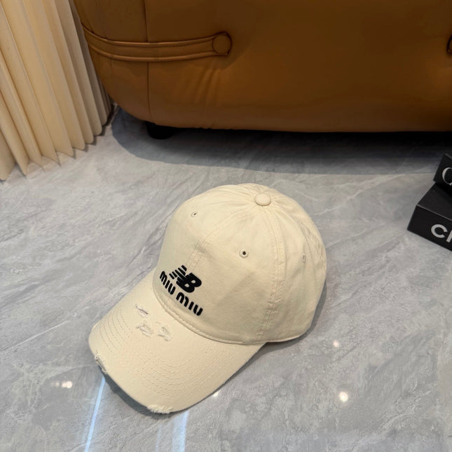 MIUMIU 26S BASEBALL CAP 342437