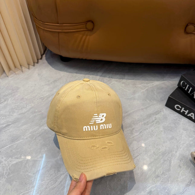MIUMIU 26S BASEBALL CAP 342438