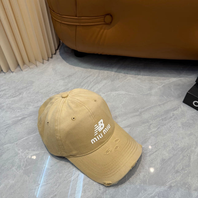 MIUMIU 26S BASEBALL CAP 342438