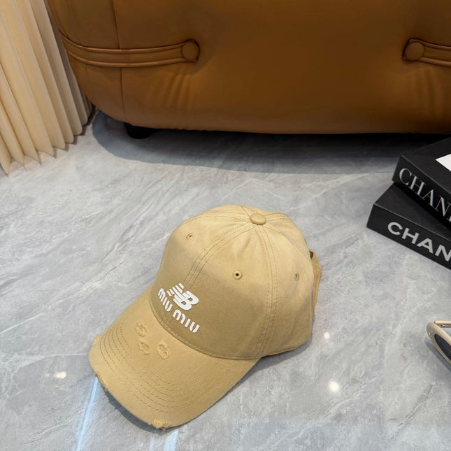 MIUMIU 26S BASEBALL CAP 342438