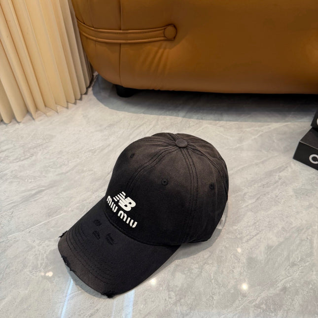 MIUMIU 26S BASEBALL CAP 342439