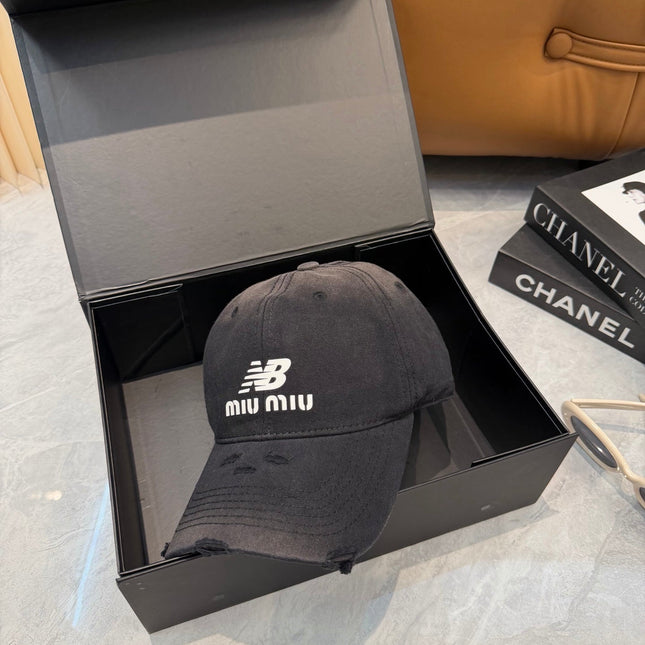 MIUMIU 26S BASEBALL CAP 342439