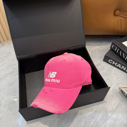 MIUMIU 26S BASEBALL CAP 342440