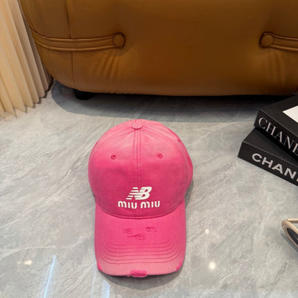 MIUMIU 26S BASEBALL CAP 342440