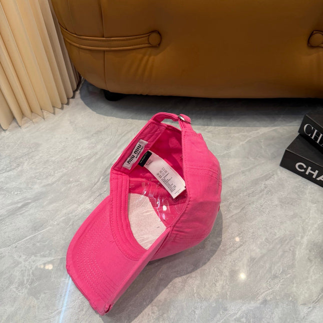 MIUMIU 26S BASEBALL CAP 342440