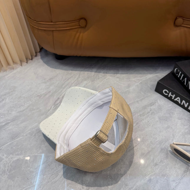 MIUMIU 26S CRYSTAL BASEBALL CAP 345273