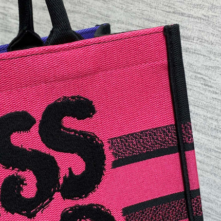 MEDIUM BOOK TOTE 36 IN COLORFUL CANVAS 226510