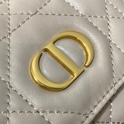 SMALL 20 CARO BACKPACK IN ALMOND BEIGE MACROCANNAGE LAMBSKIN