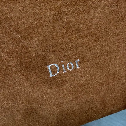 DIOR 26S MEDIUM BAG 31 IN LIGHT BROWN SUEDE