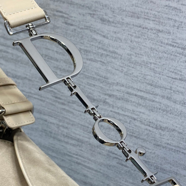 DIOR 26S MEDIUM BAG 31 IN BEIGE SUEDE