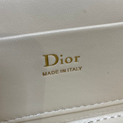 DIOR 26S MINI VANITY 17 IN BEIGE LAMBSKIN