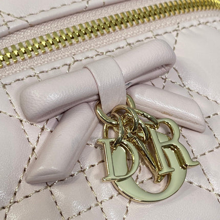 DIOR 26S MINI VANITY 17 IN LIGHT PINK LAMBSKIN
