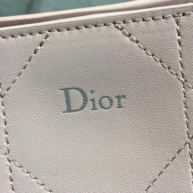 DIOR 26S TRIANON BAG 20 IN LIGHT PINK LAMBSKIN
