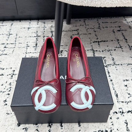 CHANEL 26S HIGH HEELS IN DARK RED LAMBSKIN WITH BOW