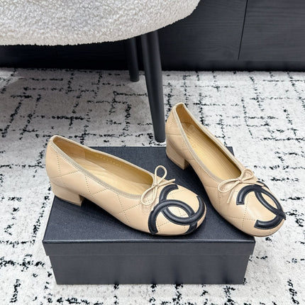 CHANEL 26S HIGH HEELS IN BEIGE LAMBSKIN WITH BOW