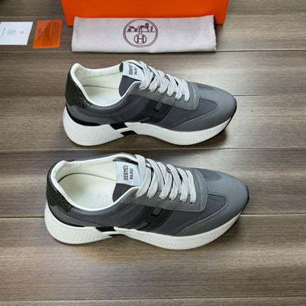 HM TRAIL SNEAKER GRAY CALFSKIN