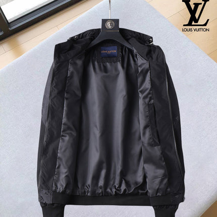 LV BLACK HOODED JACKET 239041